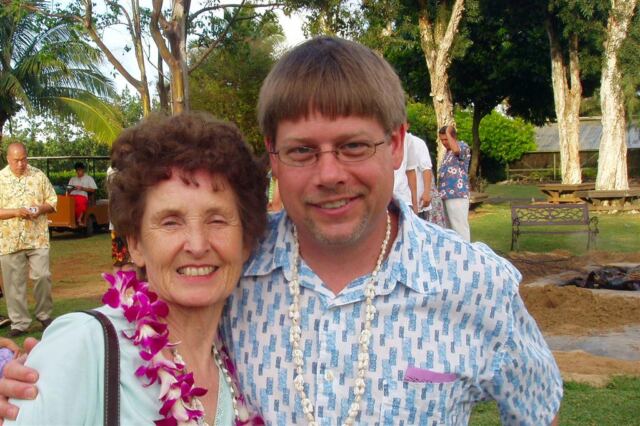 PO - Geri and Steve pre-luau
