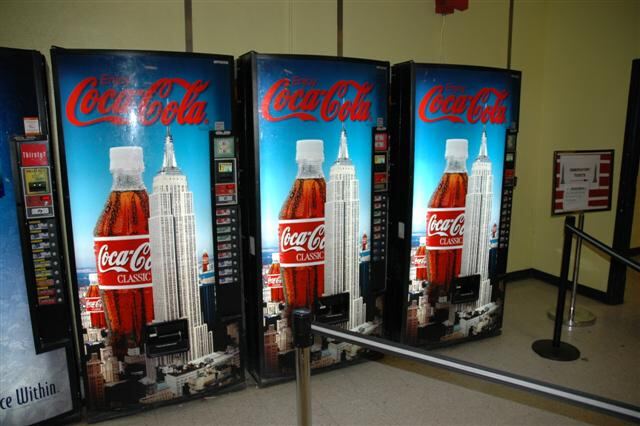 Empire State Building Coke machines