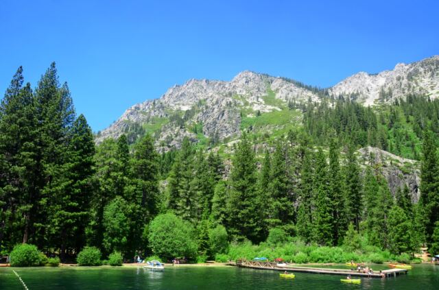 Lake Tahoe - Emerald Bay - surrounding mountains 02