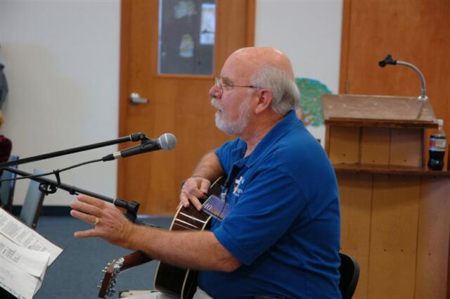 Dave leads the Adult Sunday School
