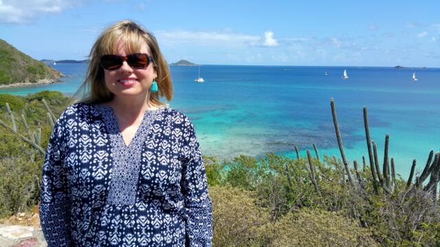 Kathy at Savannah Bay - Virgin Gorda 4