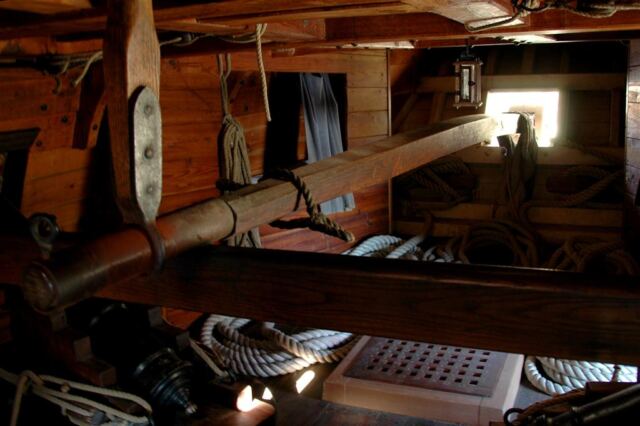 Susan Constant steering mechanism