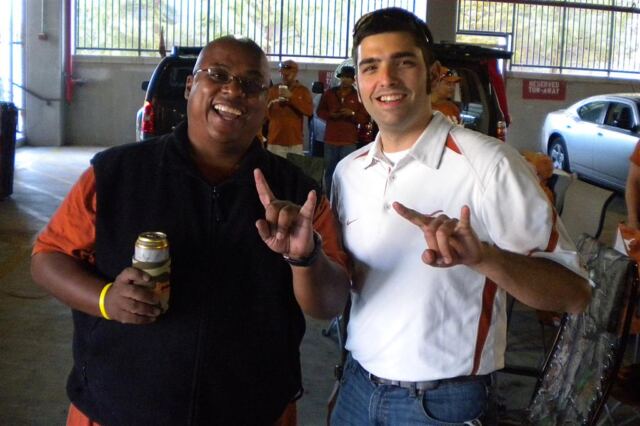Wimpy and Andrew - KU tailgate