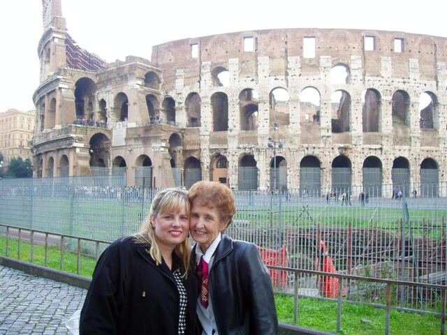 PO - Kathy and Geri at the Colosseum