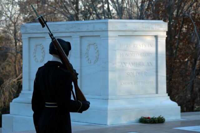 Guard at the Tomb of the Unknown Soldier