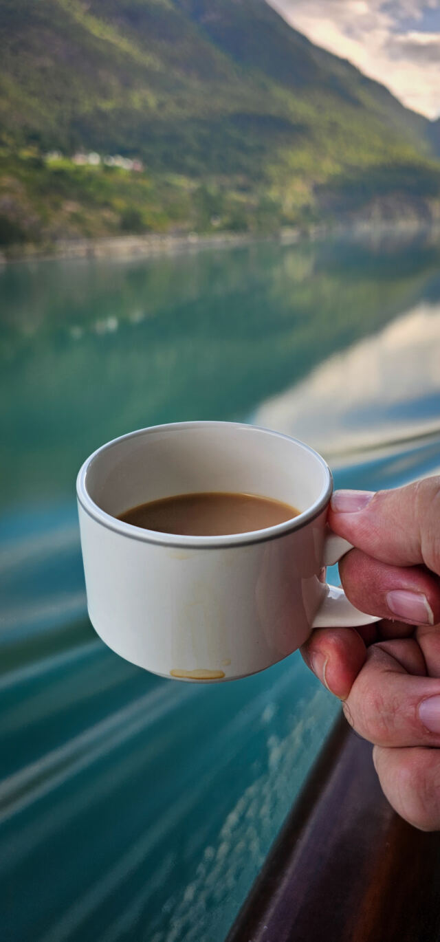 Tea and the Fjords - as one does