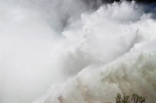 Rushing torrent of Lower Falls