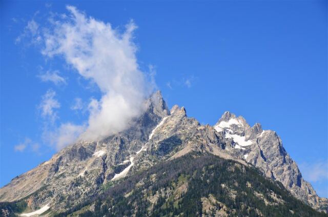 Cloud-capped Tetons