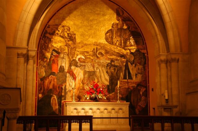 Altar details in Chapel of St. Joseph of Arimeathea