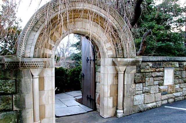 Bishop's garden entrance