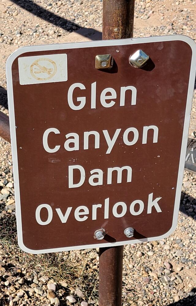 Glen Canyon dam overlook