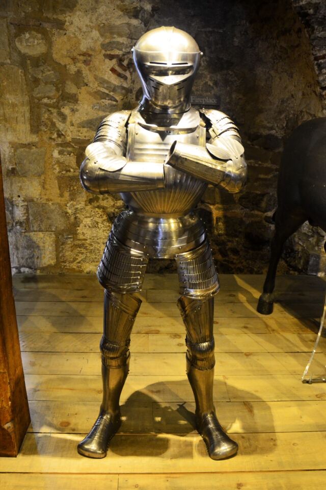 Various suits of armor in Tower of London armoury (5)