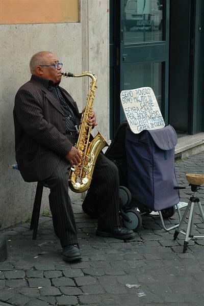 Sax in Rome