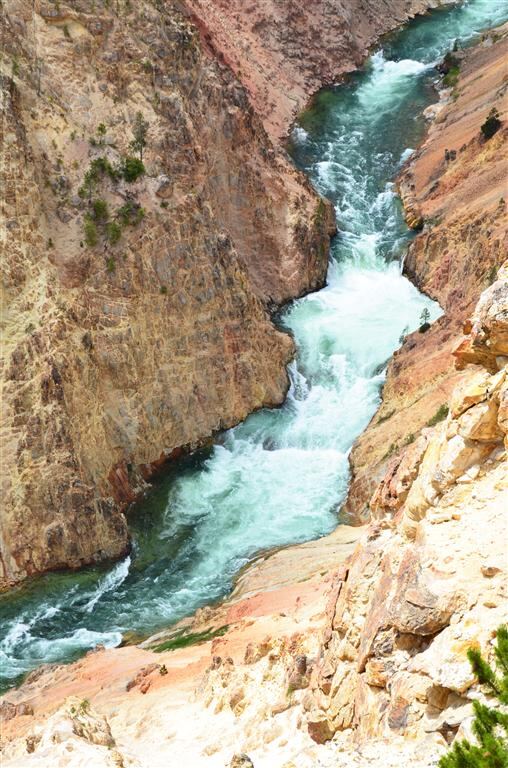 Yellowstone River from Inspiration Point