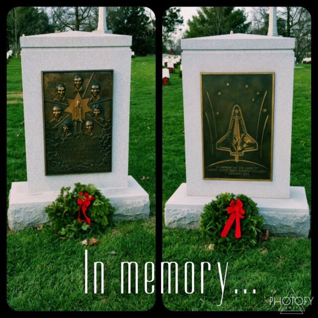 Arlington-STS-51-L-and-STS-107-memorials