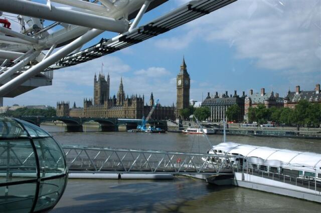 London Eye - starting our rotation