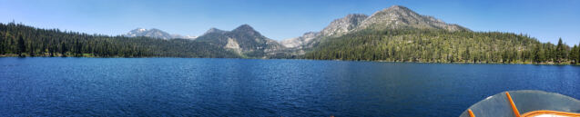 (panorama) Approaching Emerald Bay