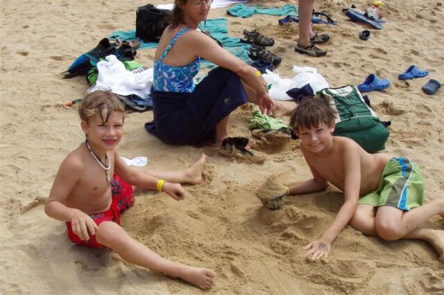 PO - Nick and Matt in the sand