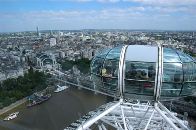 London Eye - looking across London