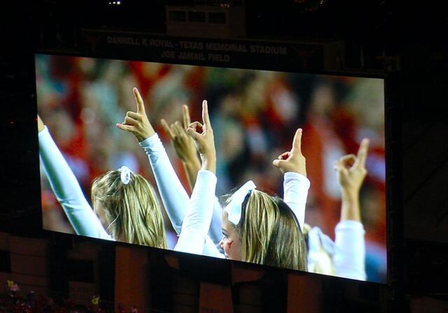 Godzillatron - cheerleader hook 'em