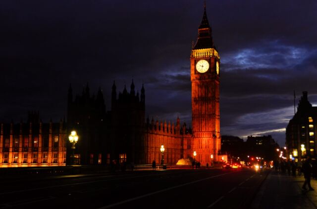 Elizabeth Tower - night shot 1