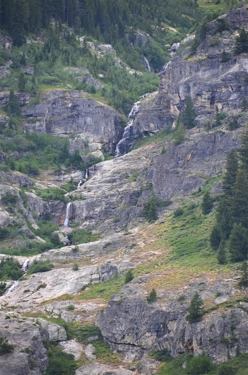 Mountainside falls