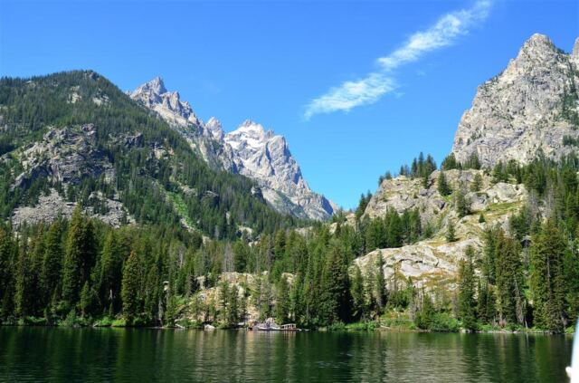 Boat dock and beginning of Cascade Canyon trailhead