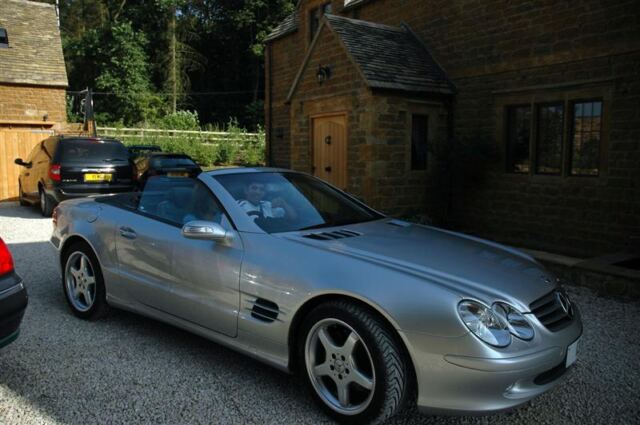 Marianne and Andrew take a spin in her SL500