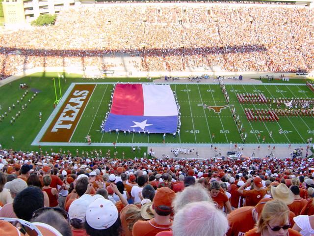 LHB - Texas flag pregame