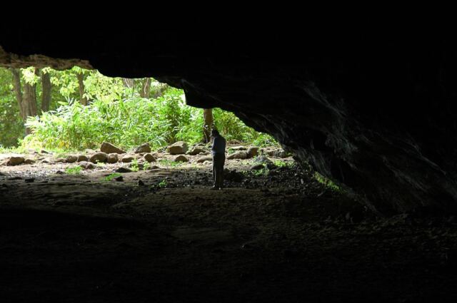 Paul waits at the mouth