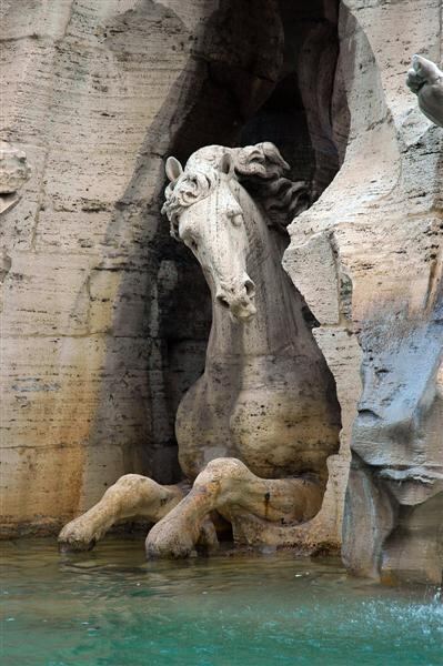 Fountain of the Four Rivers - details (3)