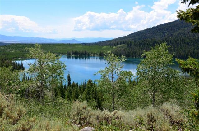 Taggart Lake on the way back down