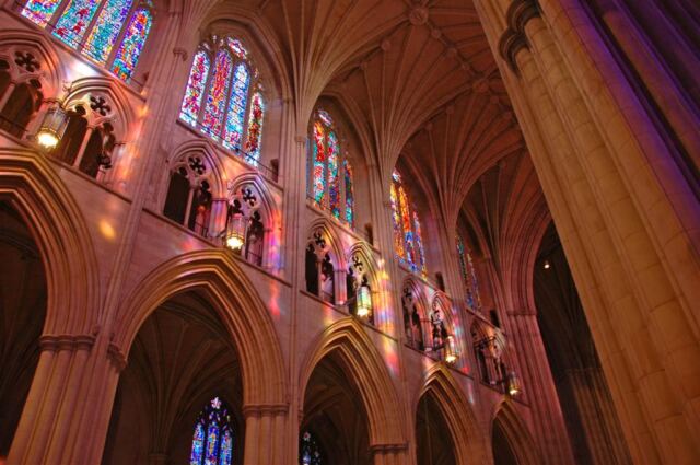Stained glass projections