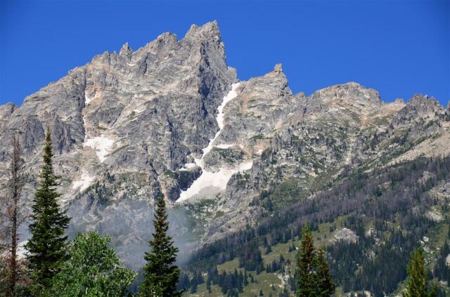 Perfect morning view of Grand Teton
