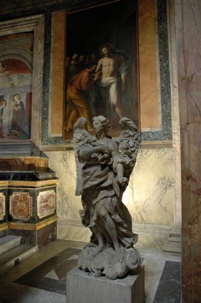 Angel sculpture in Pantheon