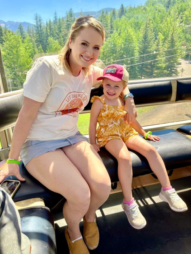 Mel and Shiloh - gondola ride 3