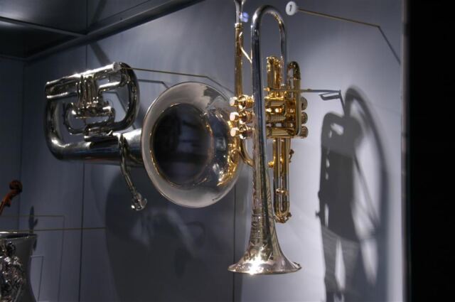 Marine Corps Band - instrument display (3)