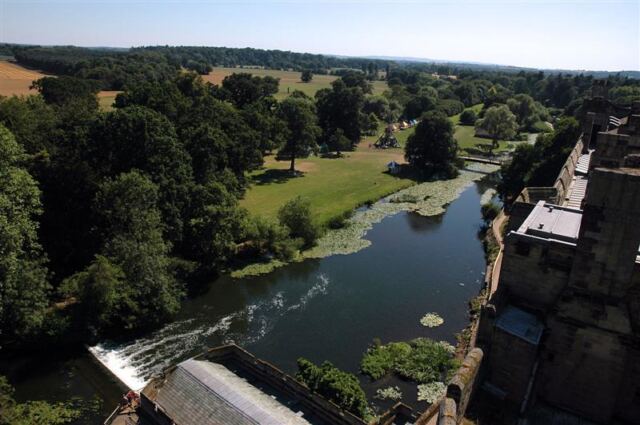 River avon, jousting field, and trebuchet