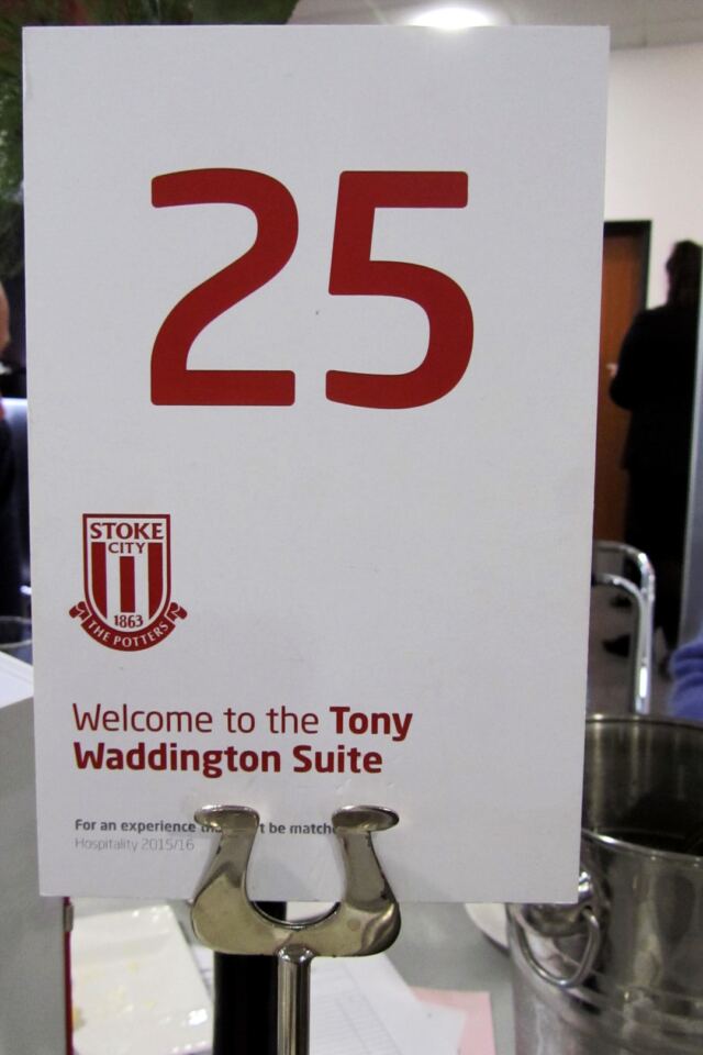 Welcome to the Tony Waddington Suite