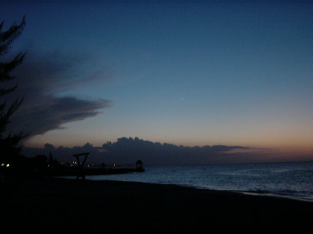 Sun's down..