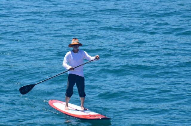 Lake Tahoe paddleboarder