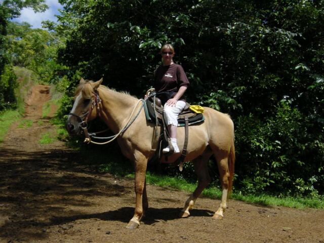 LeeLee on the trail