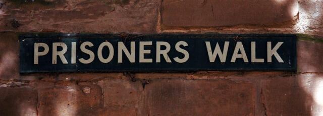 Prisoners walk