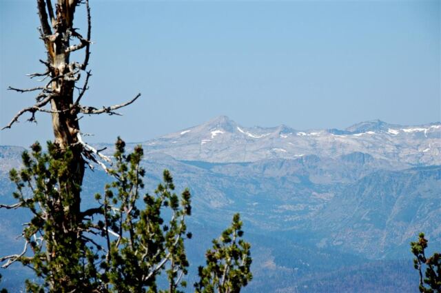 Pyramid Peak in the distance