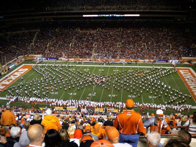 Alumni Band marching