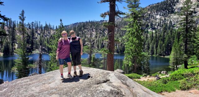 LeAnn and Kathy - Angora Lake 04