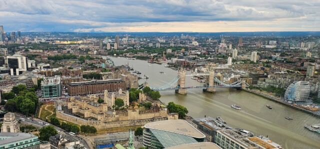 Tower Bridge from Sky Garden - day
