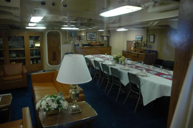 Captain's quarters and mess