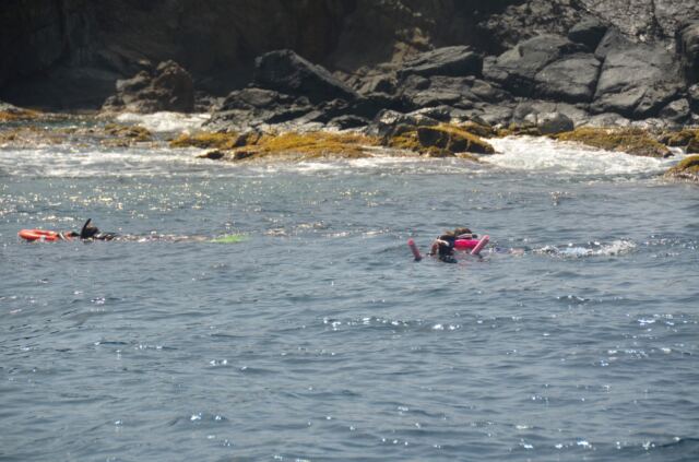 Kathy and Alex - snorkeling at RMS Rhone Marine Park 5