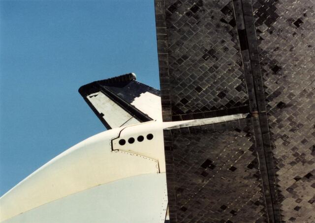 Columbia - tail and SSME cover